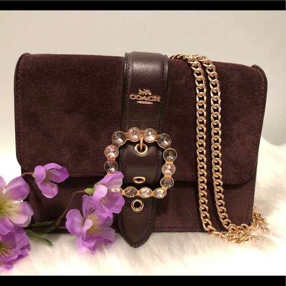 Coach Handbags - NET COACH F38048 SURDE BUCKLE CROSSBODY